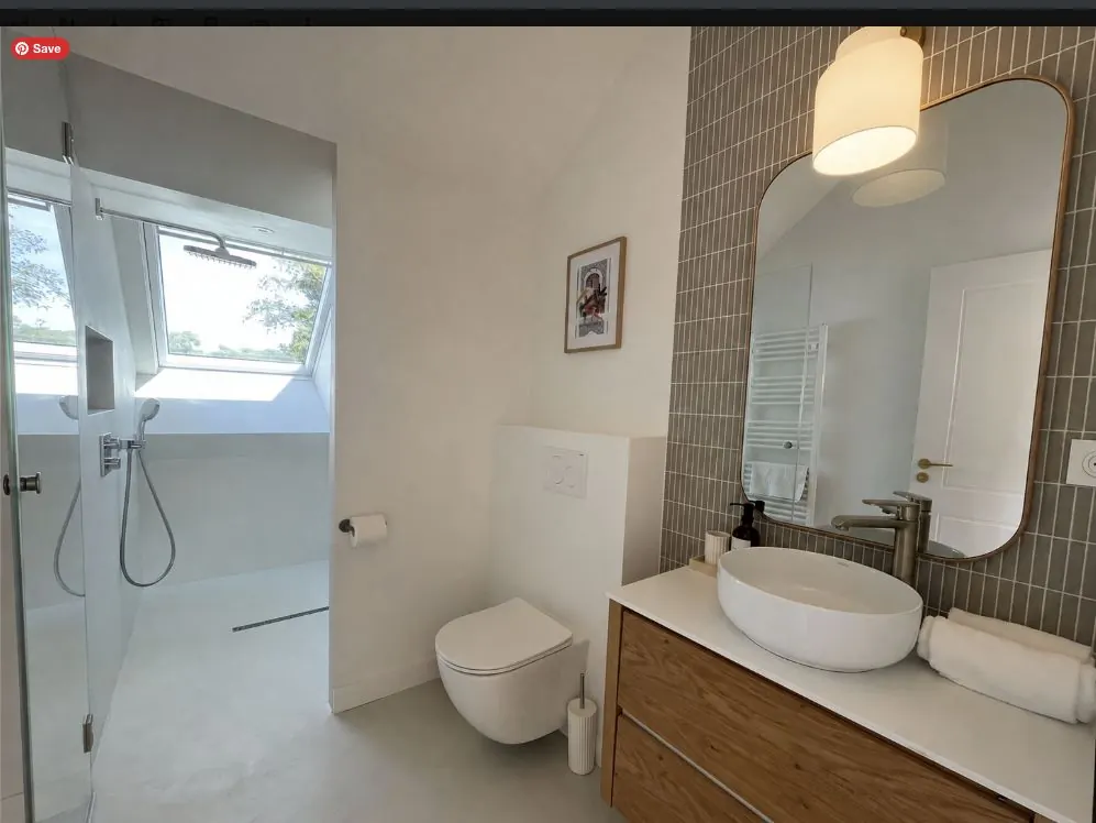 Salle de bains de la suite Embruns